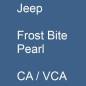 Preview: Jeep, Frost Bite Pearl, CA / VCA.